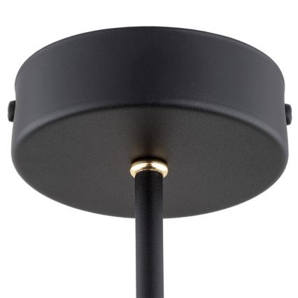 Argon 6149 - Candelabro suspenso CHARLOTTE 3xE27/15W/230V preto/dourado