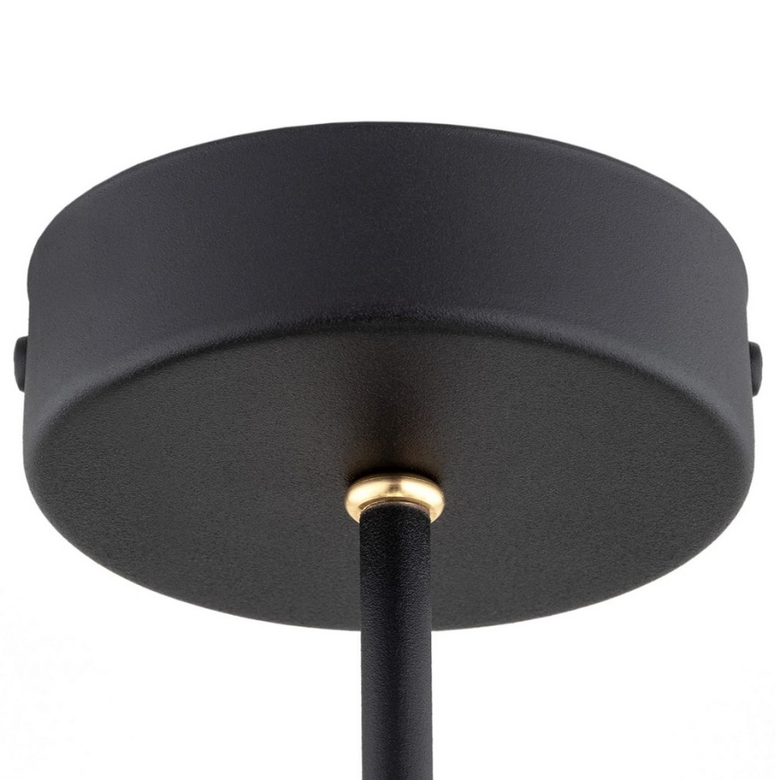 Argon 6150 - Candelabro suspenso AMALFI 3xE27/15W/230V preto/branco