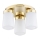 Argon 6165 - Candelabro montado à superfície PASADENA 3xE27/15W/230V dourado/branco