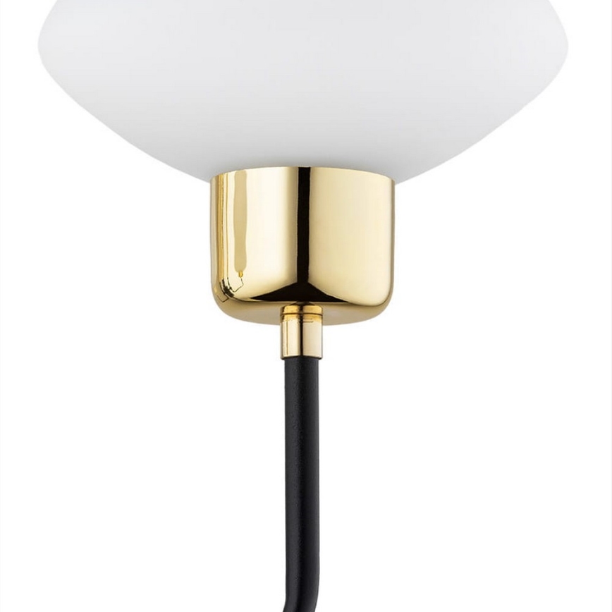 Argon 6166 - Candelabro suspenso RAVELLO 3xE14/15W/230V preto/dourado