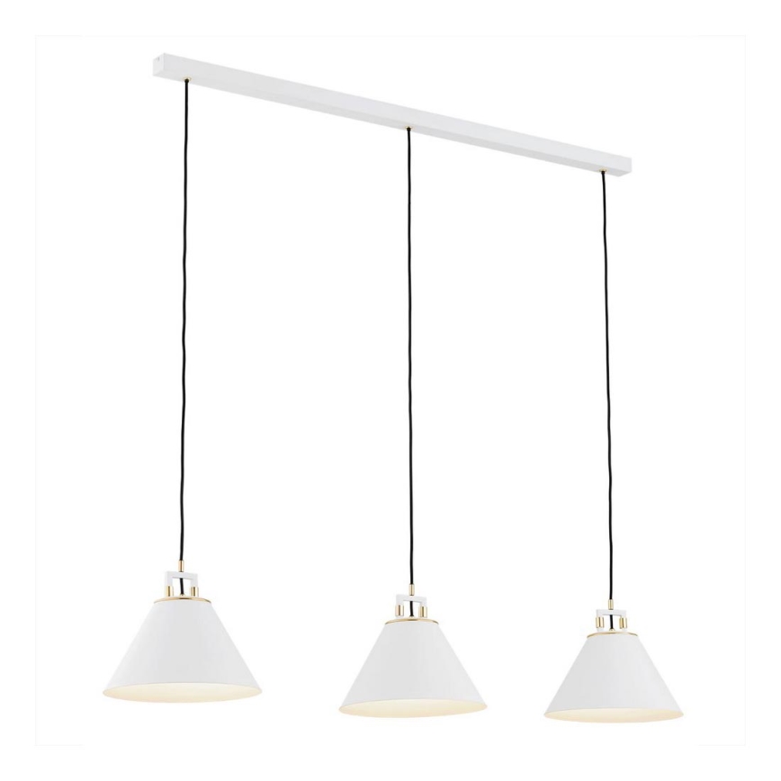 Argon 6173 - Candelabro suspenso ORTE 3xE27/15W/230V branco