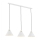 Argon 6173 - Candelabro suspenso ORTE 3xE27/15W/230V branco