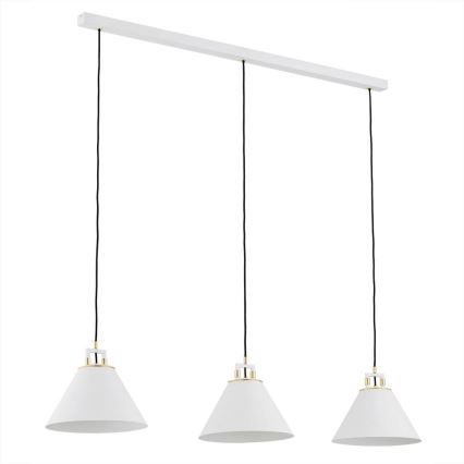 Argon 6173 - Candelabro suspenso ORTE 3xE27/15W/230V branco