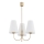 Argon 6267 - Candelabro suspenso SAFIANO 3xE27/15W/230V dourada