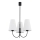 Argon 6268 - Candelabro suspenso SAFIANO 3xE27/15W/230V preto