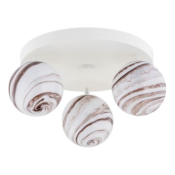 Argon 6291 - Iluminação de teto FABIO 3xE14/7W/230V alabastro branco