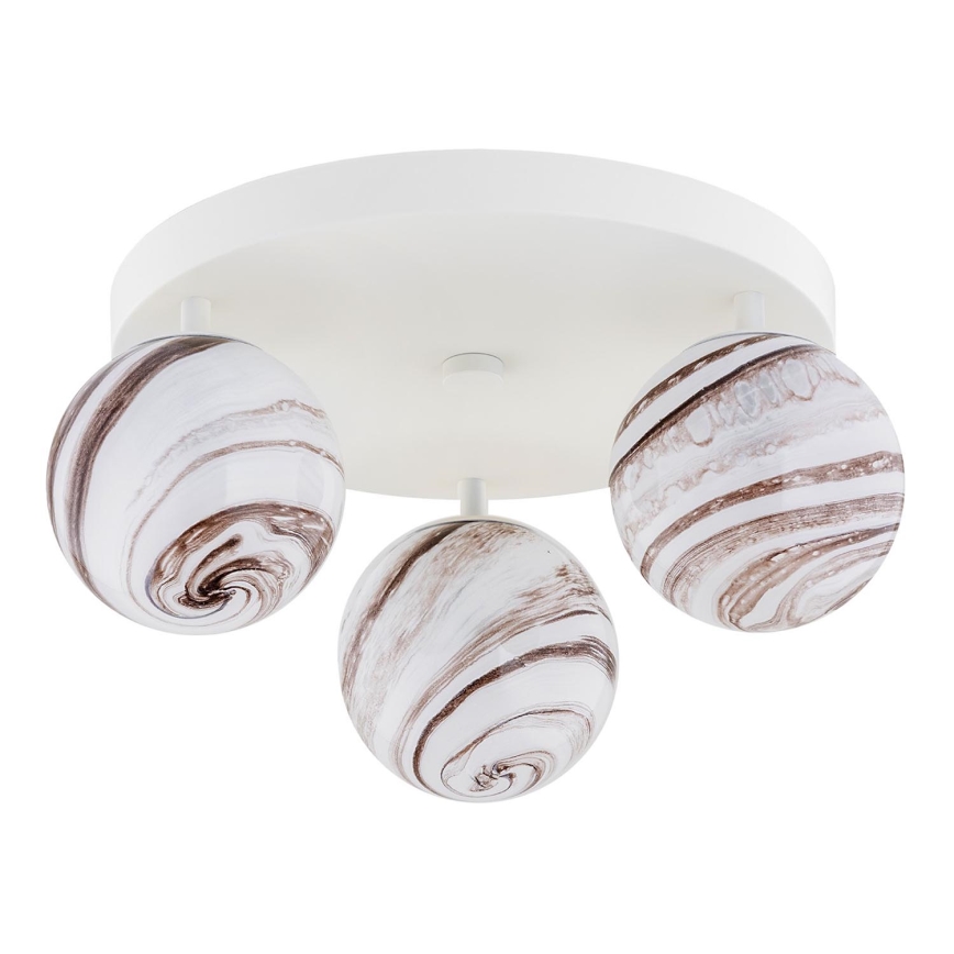 Argon 6291 - Iluminação de teto FABIO 3xE14/7W/230V alabastro branco