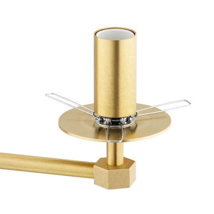 Argon 6310 - Candeeiro suspenso PALOMA 3xE14/7W/230V dourado/preto