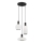 Argon 6323 - Candeeiro suspenso SAGUNTO PLUS 3xE27/15W/230V preto