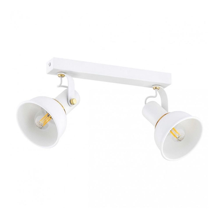 Argon 7036 - Foco TWIST 2xE14/7W/230V branco/dourado
