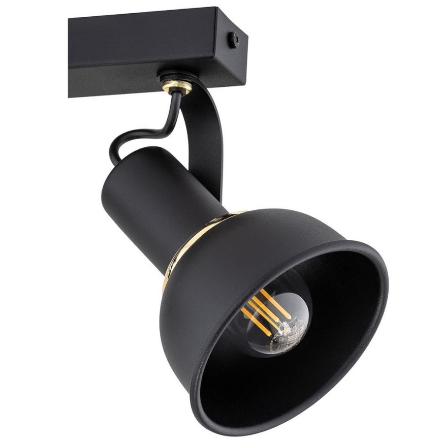 Argon 7037 - Foco TWIST 2xE14/7W/230V preto/dourado