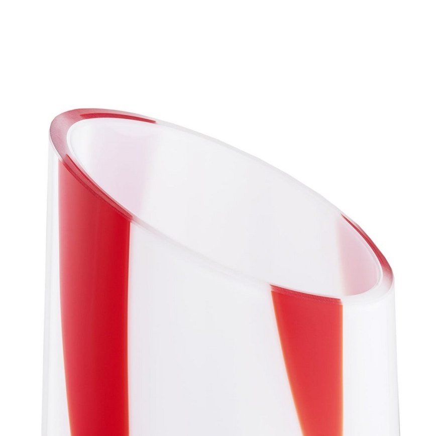 Argon 7042 - Candeeiro de chão POLONIA 2xE27/15W/230V branco/vermelho