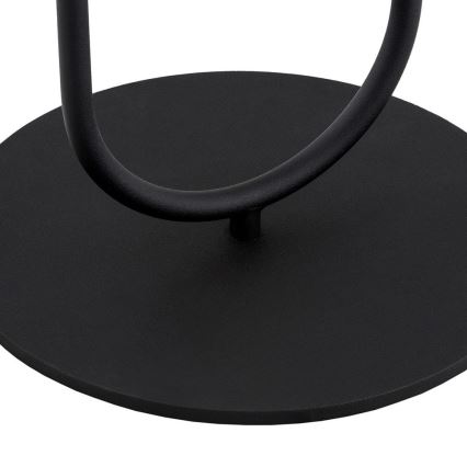 Argon 7073 - Candeeiro de chão FERRONE 2xE14/7W/230V preto/branco/dourado