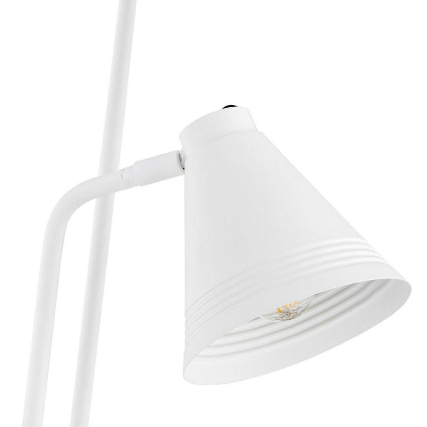 Argon 7076 - Candeeiro de chão AVALONE 2xE27/15W/230V branco