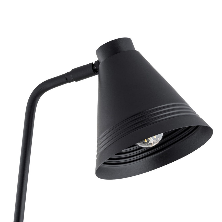 Argon 7077 - Candeeiro de chão AVALONE 2xE27/15W/230V preto