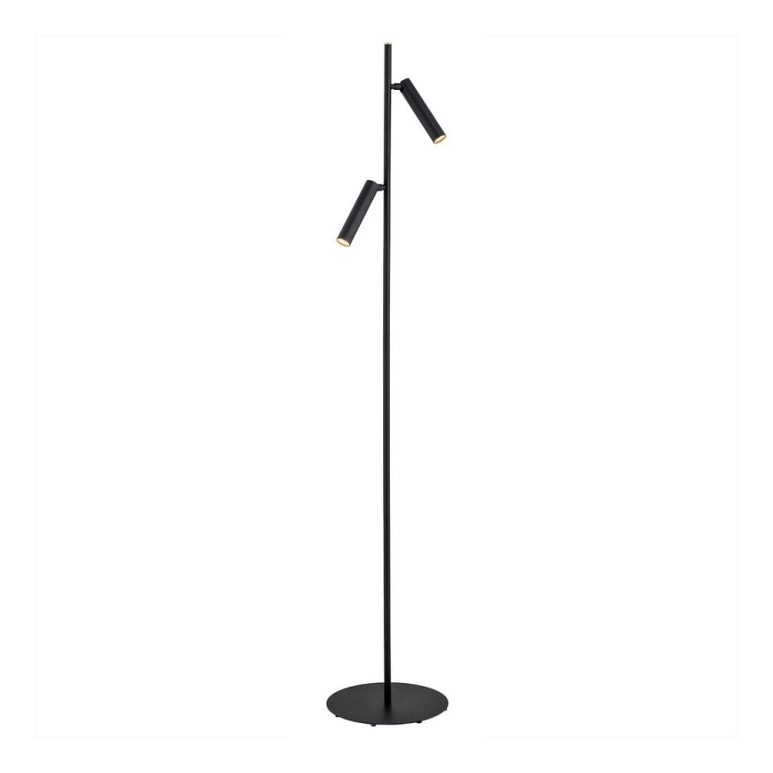 Argon 7082 - Candeeiro de chão TORRE 2xG9/6W/230V preto