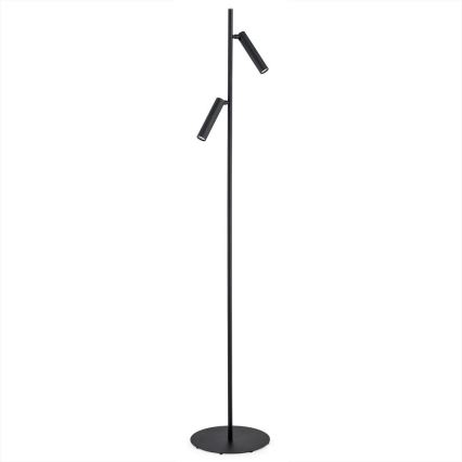 Argon 7082 - Candeeiro de chão TORRE 2xG9/6W/230V preto