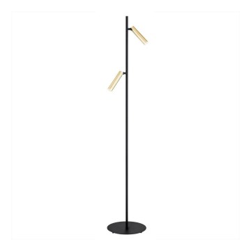 Argon 7083 - Candeeiro de chão TORRE 2xG9/6W/230V preto/latão