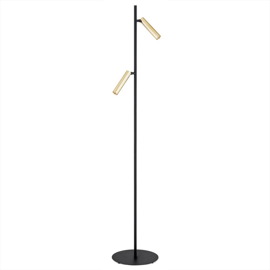 Argon 7083 - Candeeiro de chão TORRE 2xG9/6W/230V preto/latão