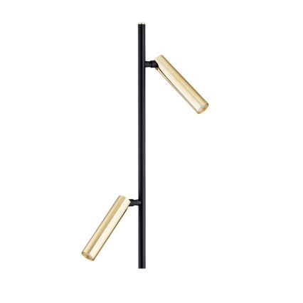 Argon 7083 - Candeeiro de chão TORRE 2xG9/6W/230V preto/latão