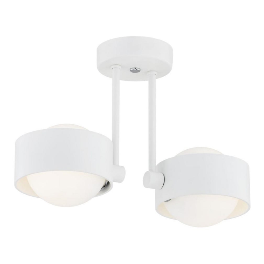 Argon 7088 - Candelabro suspenso MASSIMO PLUS 2xG9/6W/230V branco