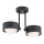 Argon 7089 - Candelabro suspenso MASSIMO PLUS 2xG9/6W/230V preto