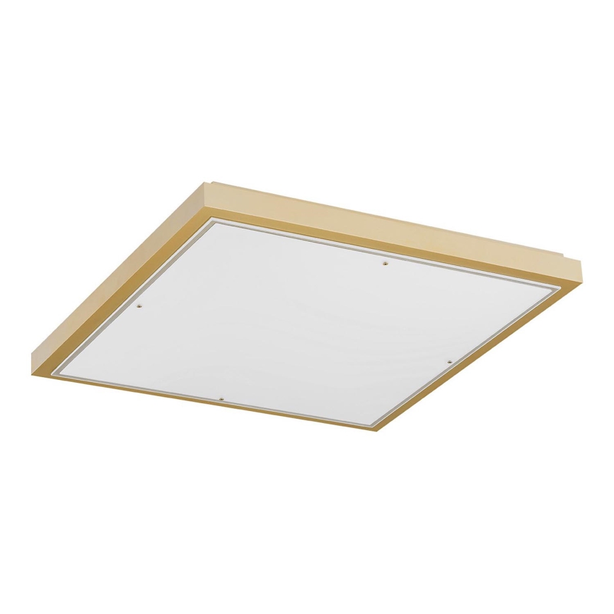 Argon 7167 - Iluminação de teto CARLSON 2xE27/15W/230V 29x29 cm dourada