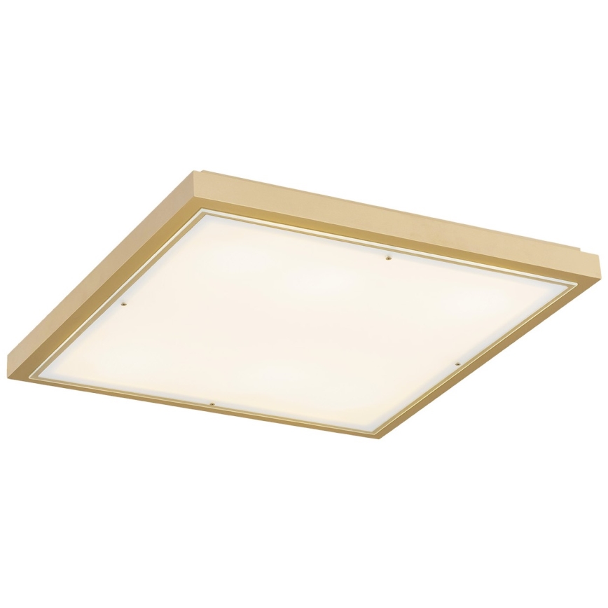 Argon 7167 - Iluminação de teto CARLSON 2xE27/15W/230V 29x29 cm dourada