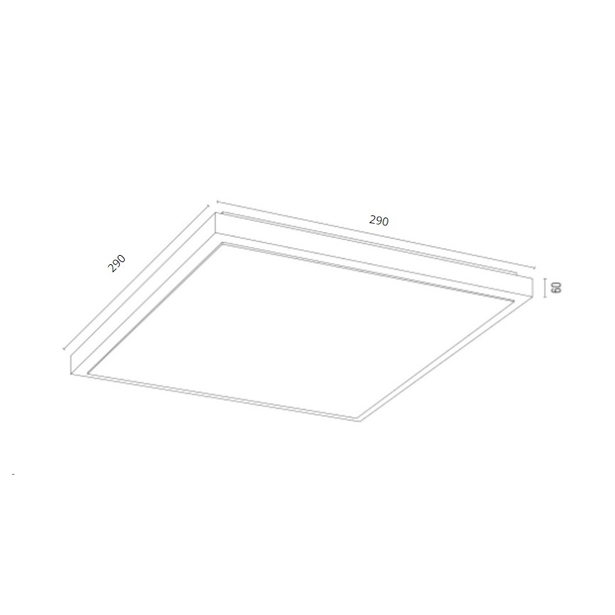 Argon 7167 - Iluminação de teto CARLSON 2xE27/15W/230V 29x29 cm dourada