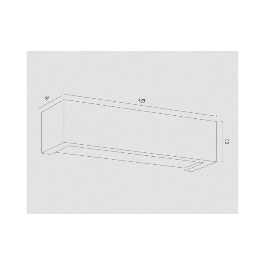 Argon 7168 - Iluminação de parede CASERTA 2xE27/15W/230V 42 cm