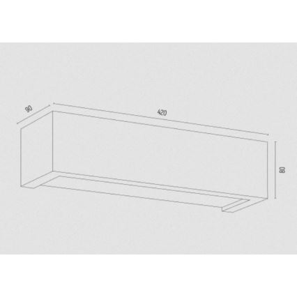 Argon 7169 - Iluminação de parede CASERTA 2xE27/15W/230V 42 cm