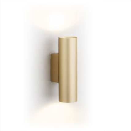 Argon 7178 - Iluminação de parede MITOS PLUS 2xGU10/5W/230V dourada