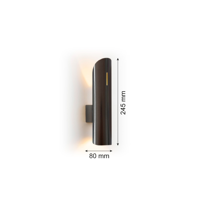 Argon 7232 - Iluminação de parede AKRON PLUS 2xG9/6W/230V