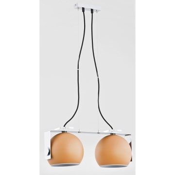 Argon 757 - Luz pendente MALMO 2xE27/60W