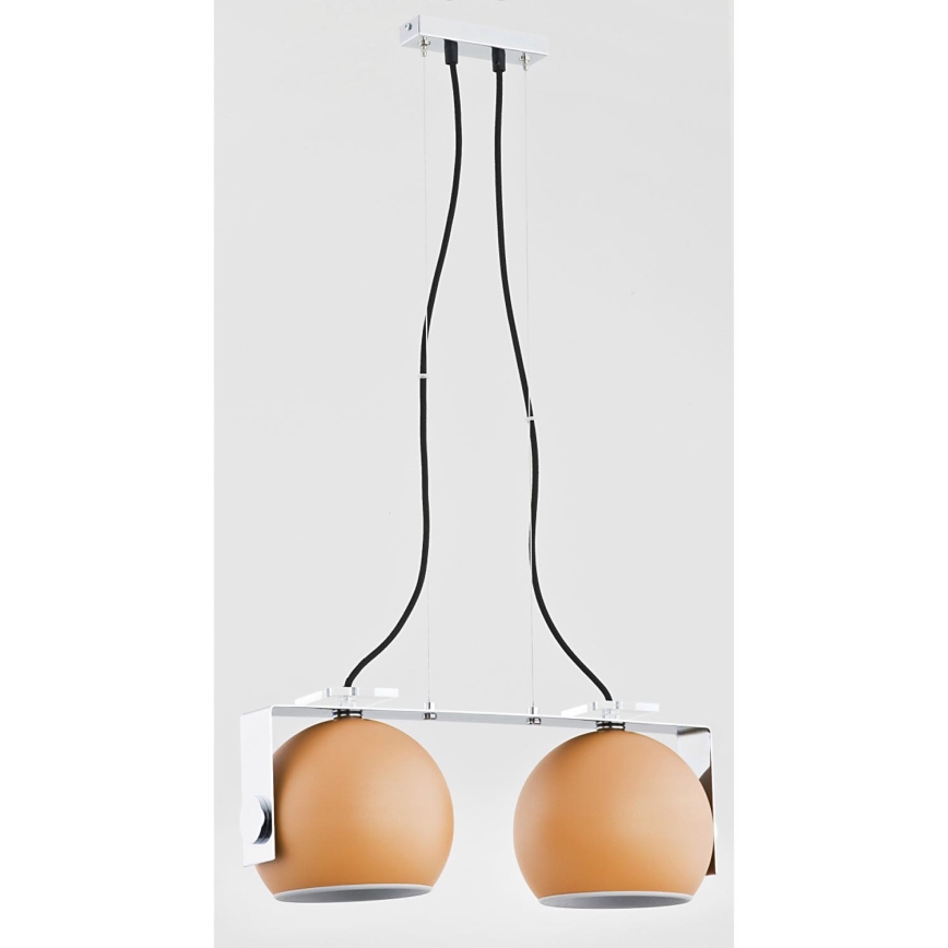 Argon 757 - Luz pendente MALMO 2xE27/60W