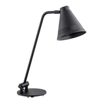 Argon 8002 - Candeeiro de mesa AVALONE 1xE27/15W/230V preto
