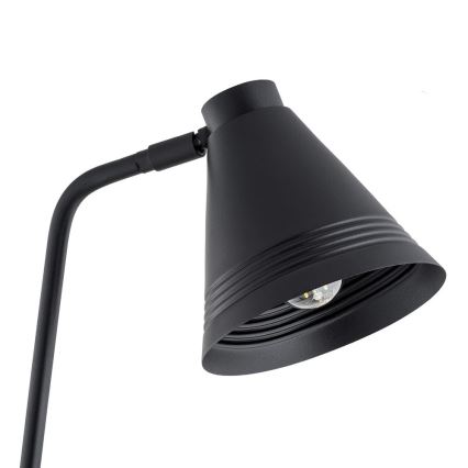 Argon 8003 - Candeeiro de chão AVALONE 1xE27/15W/230V preto
