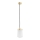 Argon 8004 - Candelabro suspenso PASADENA 1xE27/15W/230V dourado/branco
