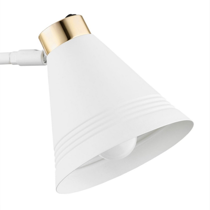 Argon 8006 - Candeeiro de parede AVALONE 1xE27/15W/230V 34 cm branco/dourado
