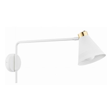 Argon 8007 - Candeeiro de parede AVALONE 1xE27/15W/230V 57 cm branco/dourado