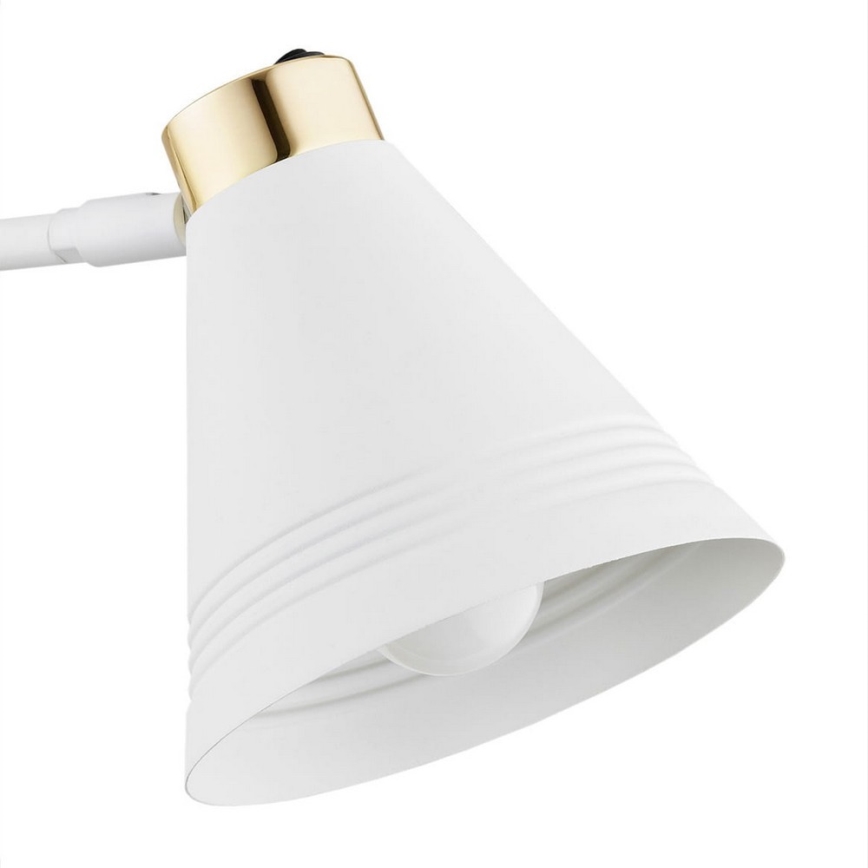 Argon 8007 - Candeeiro de parede AVALONE 1xE27/15W/230V 57 cm branco/dourado