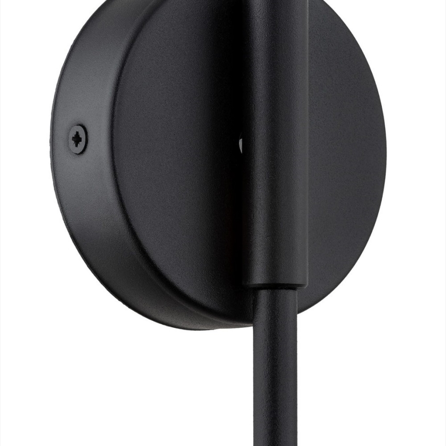 Argon 8008 - Candeeiro de parede AVALONE 1xE27/15W/230V 34 cm preto/dourado