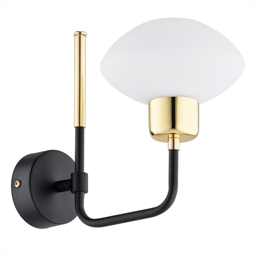 Argon 8032 - Candeeiro de parede RAVELLO 1xE14/15W/230V preto/dourado