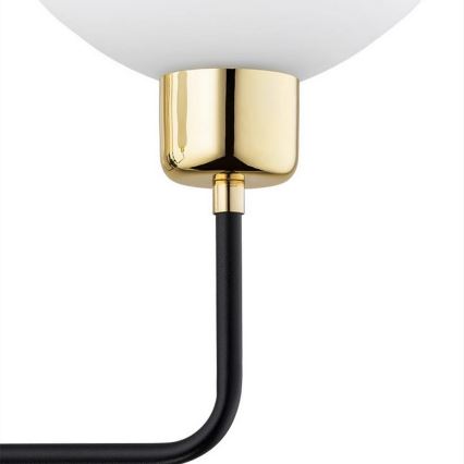 Argon 8032 - Candeeiro de parede RAVELLO 1xE14/15W/230V preto/dourado