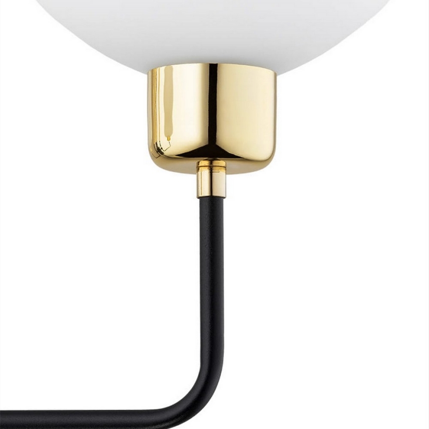 Argon 8032 - Candeeiro de parede RAVELLO 1xE14/15W/230V preto/dourado