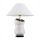 Argon 8036 - Candeeiro de mesa VENETO 1xE27/15W/230V branco/latão/preto