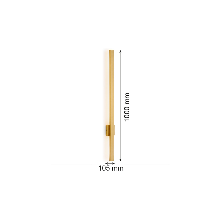 Argon 8053 - Iluminação de parede LED ASSE LED/10W/230V dourado