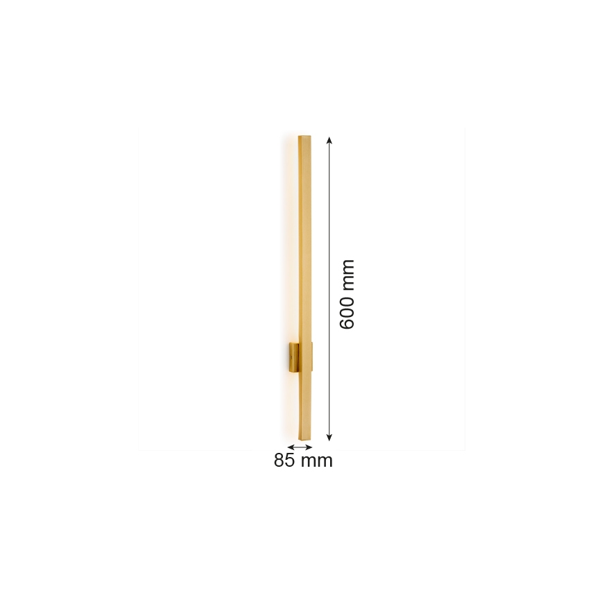 Argon 8063 - Iluminação de parede LED ASSE LED/6W/230V dourado
