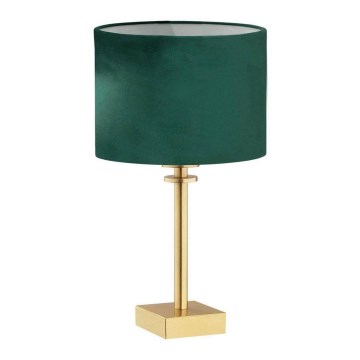 Argon 8106 - Candeeiro de mesa ABBANO 1xE27/15W/230V latão/verde