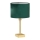 Argon 8106 - Candeeiro de mesa ABBANO 1xE27/15W/230V latão/verde